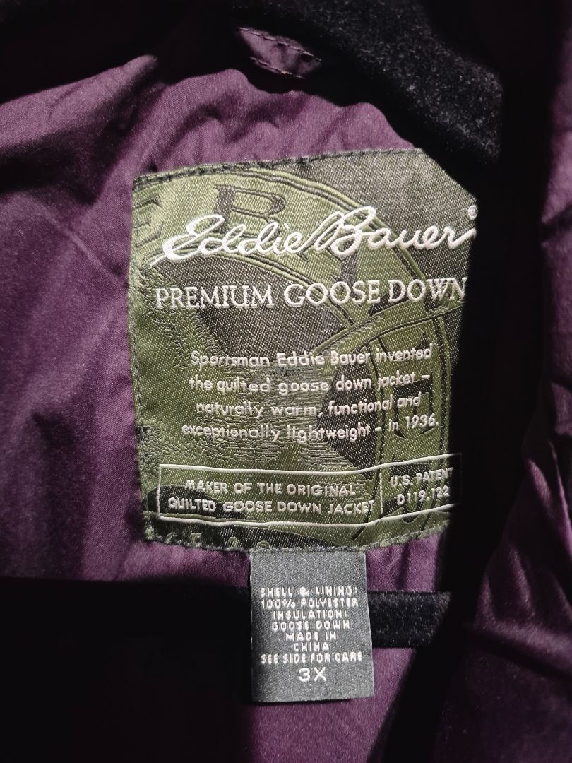 Purple Eddie Bauer Puffer Vest, 3X