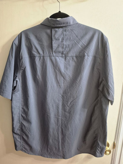 Cobalt REI Short Sleeve Button Shirt, L