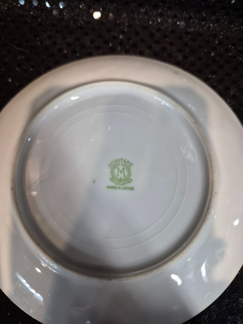 Hand Painted Noritake Plate, 6"