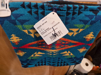 Blue Pendleton Neck Warmer
