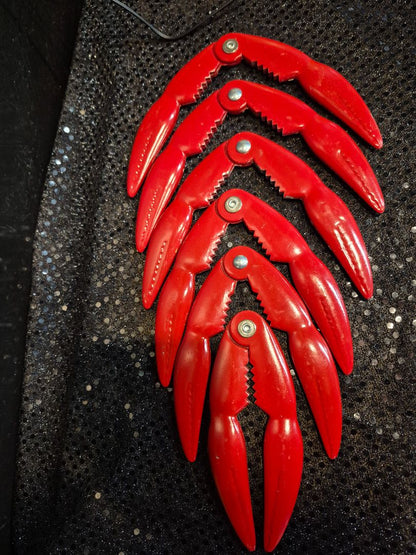 Red  Lobster / Crab Cracker, Set of 6, 5.5"