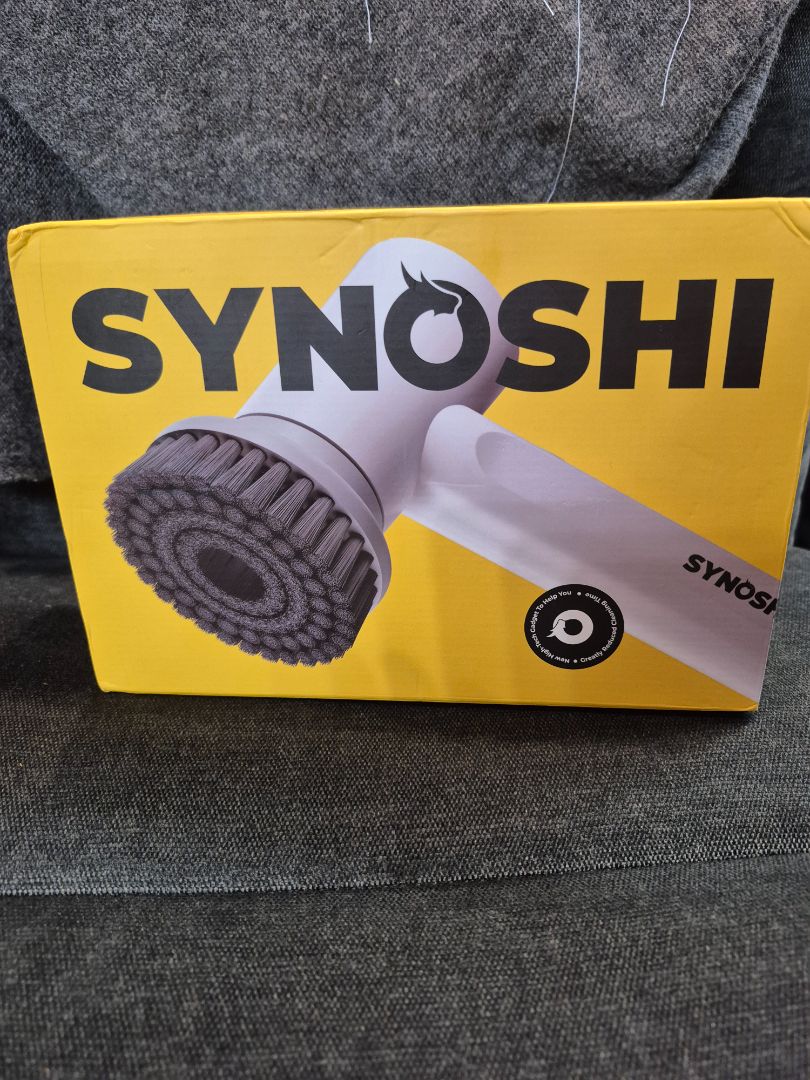 Synoshi Electric Spin Scrubber, Cordless, Rechargable
