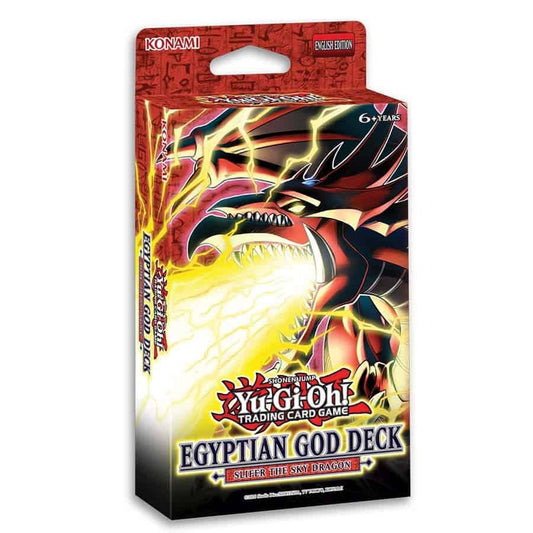 Red YGO YGO - Egyptian God Deck: Slifer the Sky Dragon [Unlimited Edition], 4 x 2 x 1
