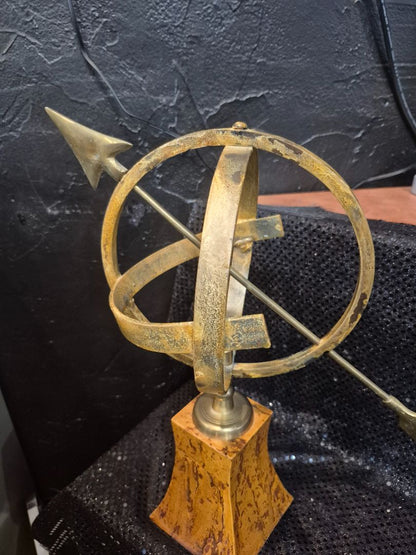 Brass Finish Armillary Sphere Sundial