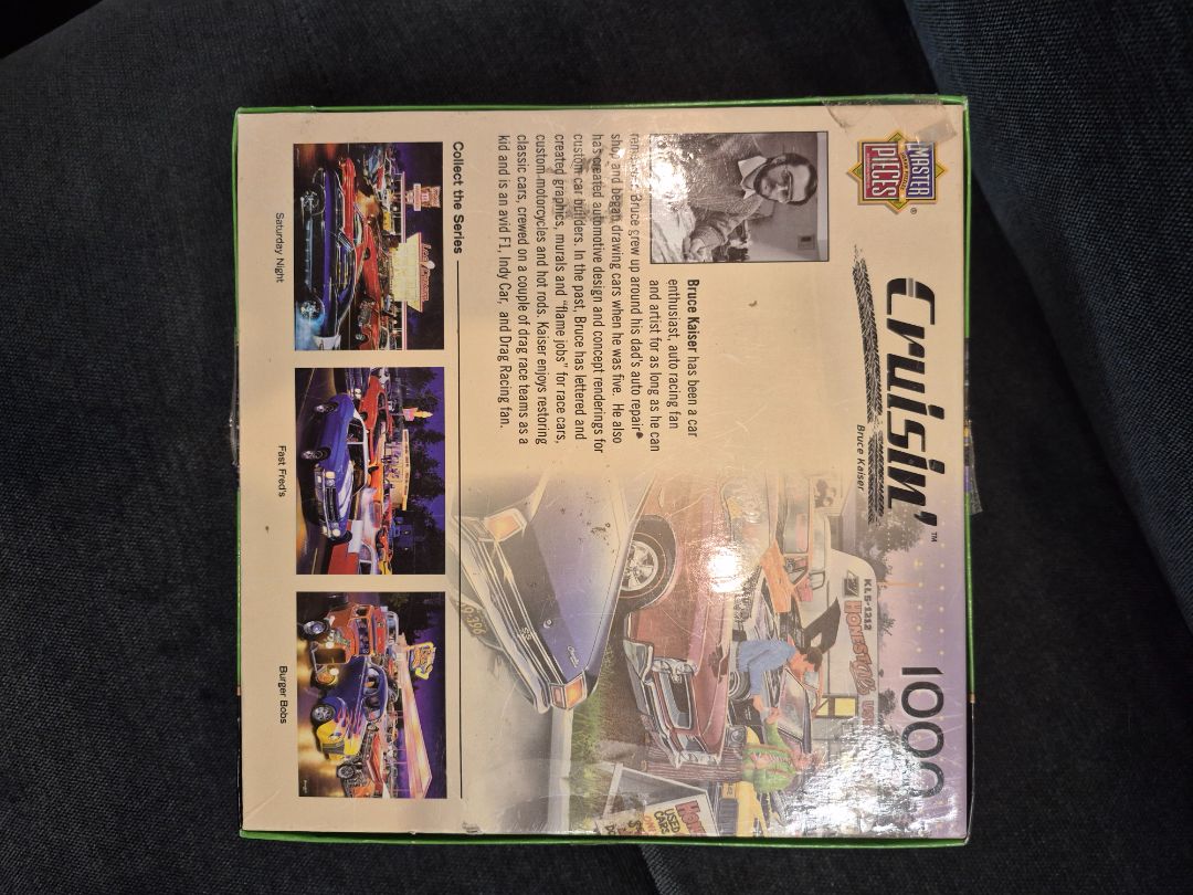 Cruisin Honest Al's Used Cars Puzzle, 1000 Pcs., 19.25" × 26.75"