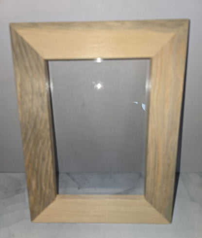 Blue Beatle Pine Wood Handmade Picture Frame, 5 x 7