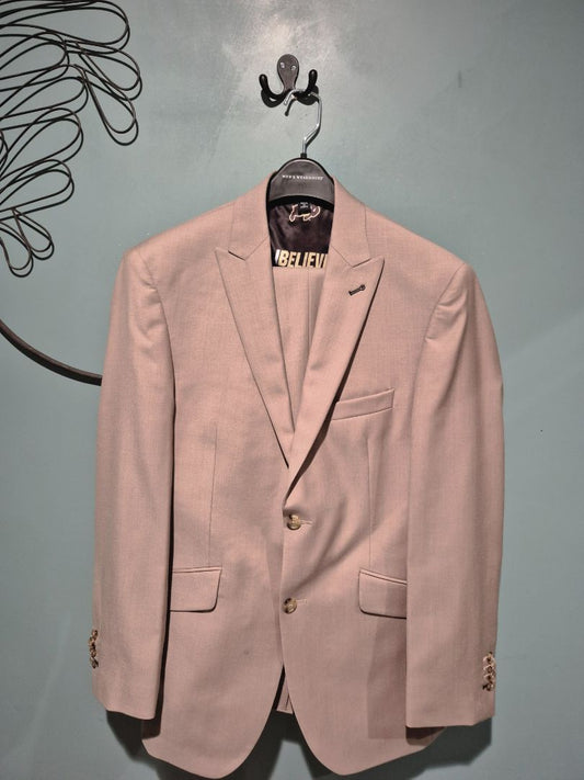 Michael Strahan CU 2 pc Suit, Pants 38" × 32", Jacket 38
