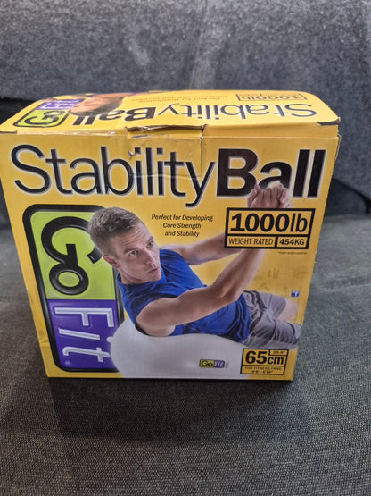 GoFit Stability Ball, 1000 lb Weight Rated, 65 cm