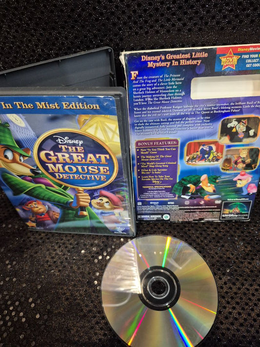 Disney DVD The Great Mouse Detective Mystery In the Mist