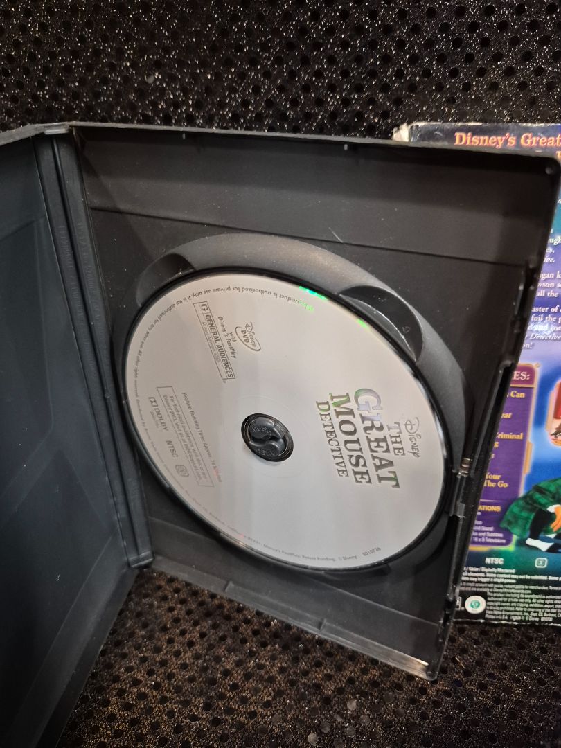 Disney DVD The Great Mouse Detective Mystery In the Mist