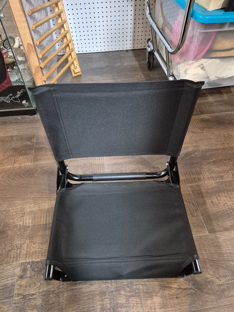 Black Cascade Mountain Technoligies Folding Stadium Seat for Benches