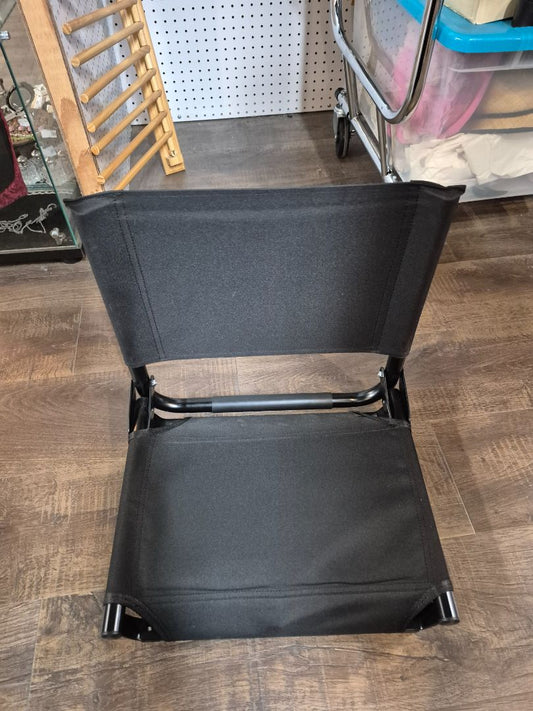 Black Cascade Mountain Technoligies Folding Stadium Seat for Benches