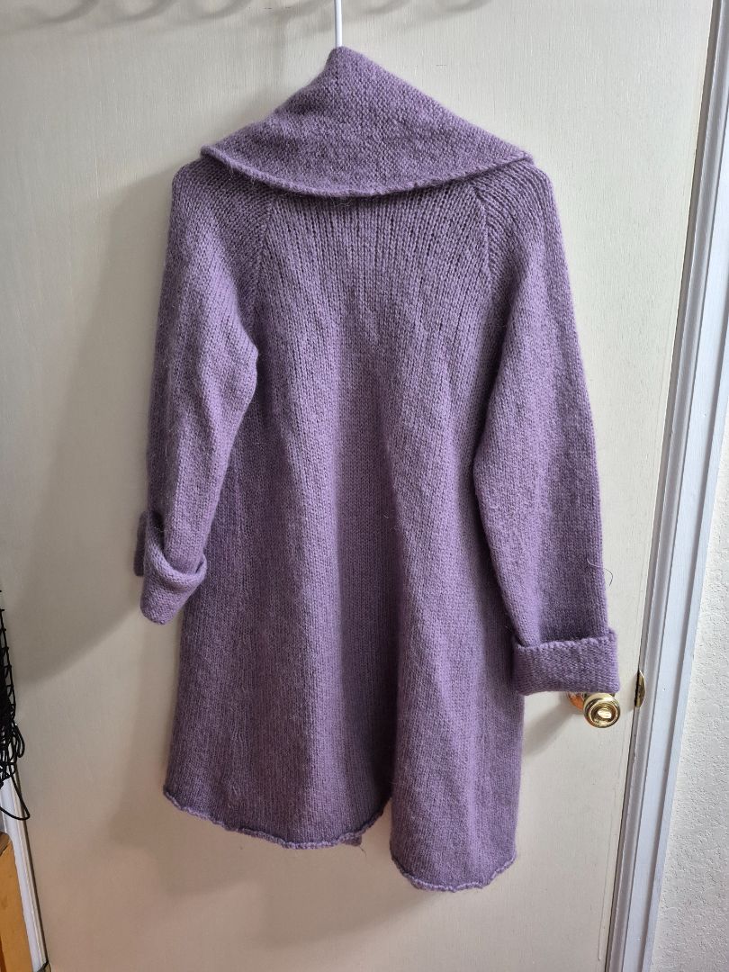 Purple Soft Surroundings Telluride Topper Cardigan, M