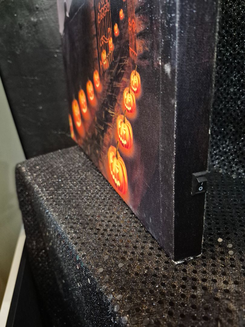 Haunted House w/LED Light up walkway, 15.75" × 15.75"