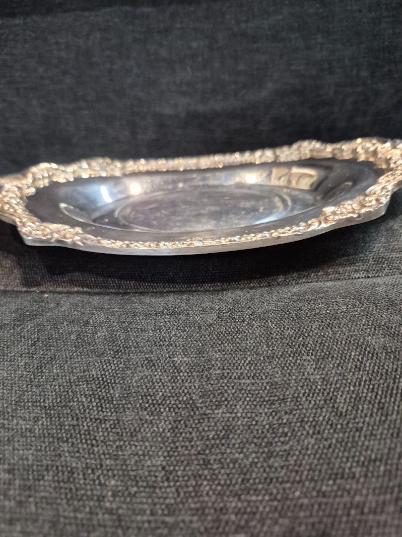 Sheridan Silver Plated Tray, 9.5" × 6"