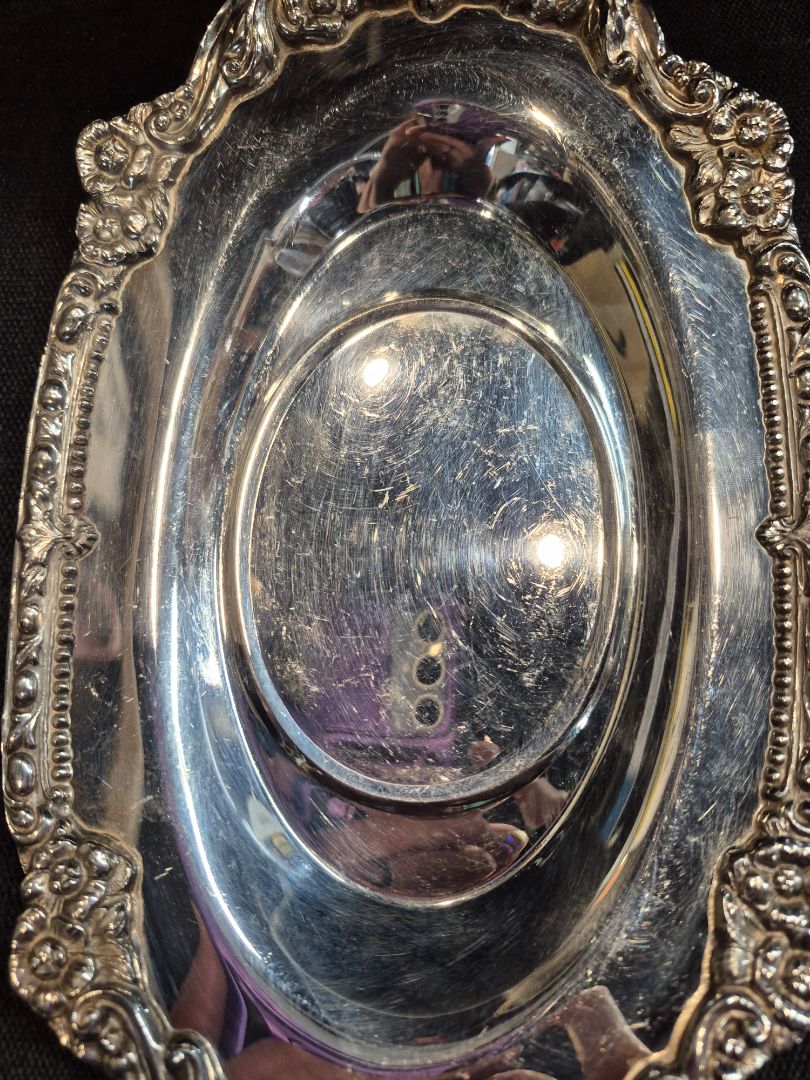 Sheridan Silver Plated Tray, 9.5" × 6"