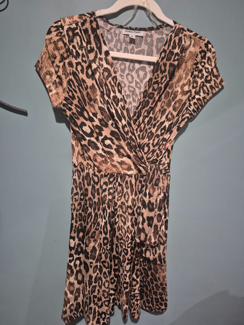 Leopard Print Shelby & Palmer Dress, S