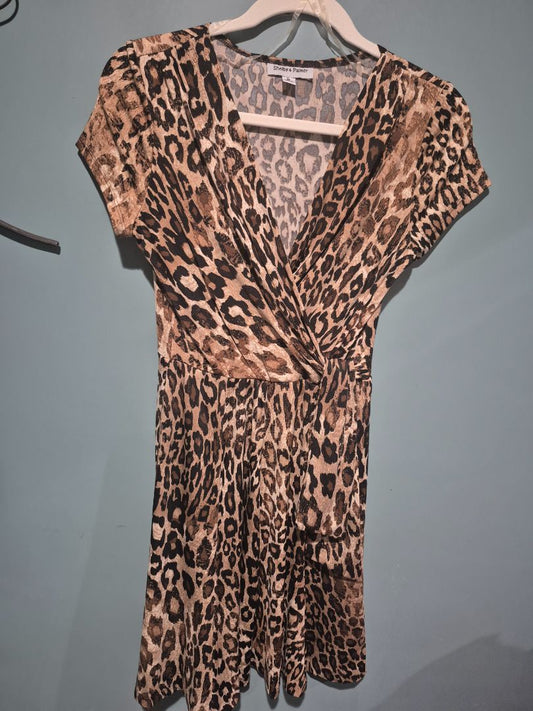 Leopard Print Shelby & Palmer Dress, S