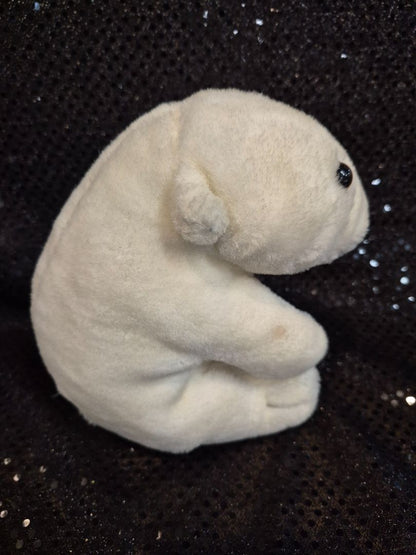 White  Plush Coca-Cola Bear, 6"