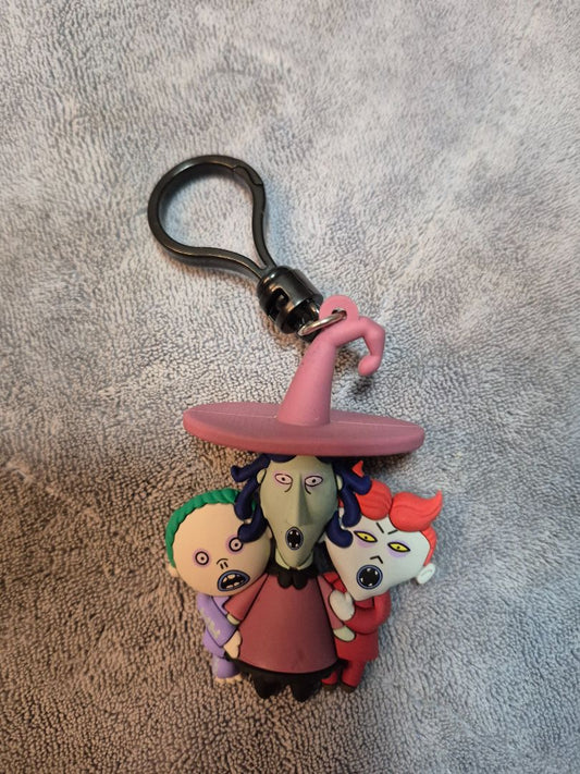 Disney Lock, Shock, & Barrel Nightmare Before Christmas Bag Clip, 2.5"
