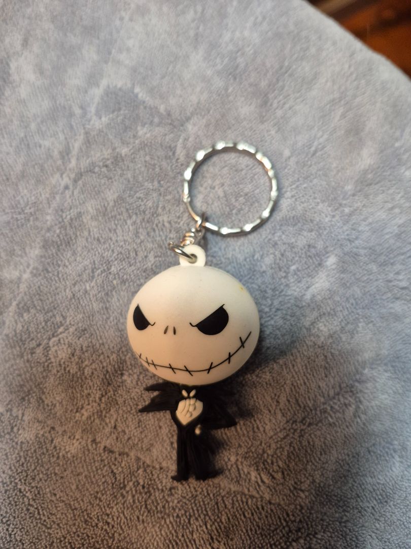 Disney Jack Skellington The Nightmare Before Christmas Keychain, 2.5"
