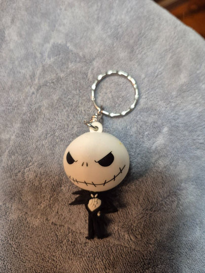 Disney Jack Skellington The Nightmare Before Christmas Keychain, 2.5"