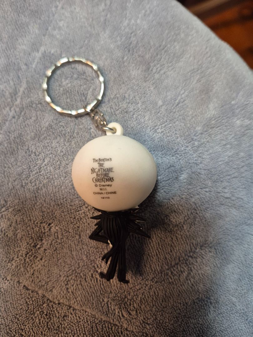 Disney Jack Skellington The Nightmare Before Christmas Keychain, 2.5"
