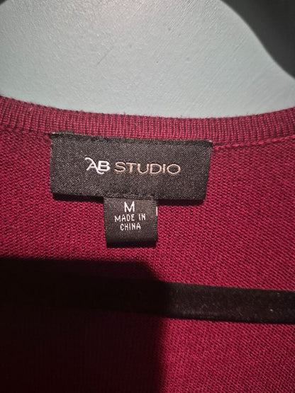 Burgandy AB Studio Dress, M