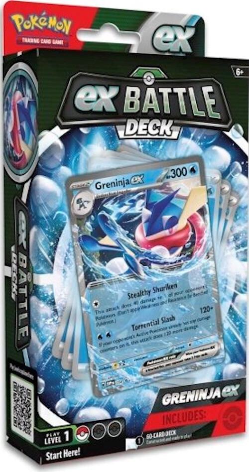 Black and Blue Pokemon Pokemon TCG: ex Battle Deck [Greninja ex], 5 x 4 x 1