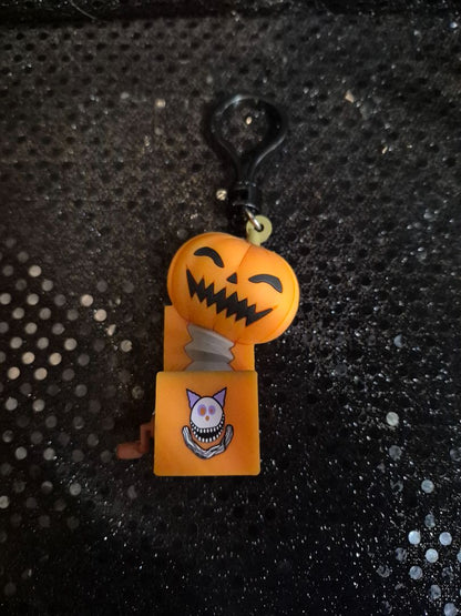 Orange  Pumpkin-in-a-Box The Nightmare Before Christmas Bag Clip, 3"