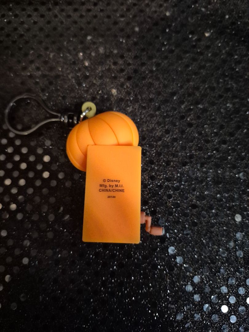 Orange  Pumpkin-in-a-Box The Nightmare Before Christmas Bag Clip, 3"