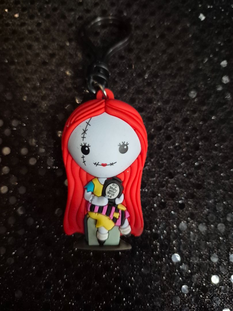 NBC Sally w/jar Bag Clip, 2.5"