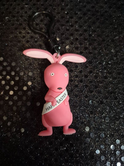 Pink Disney NBC Easter Bunny Bag Clip, 2.5"