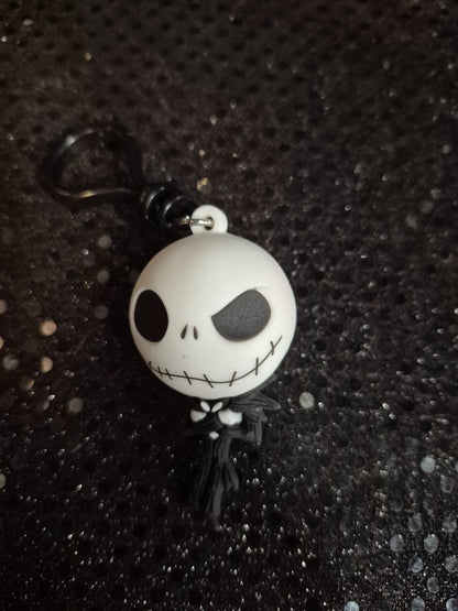 Disney NBC Jack Skellington Bag Clip, 2.5"