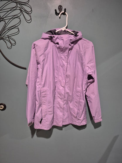 Lavender  Columbia women's waterproof rain jacket, S