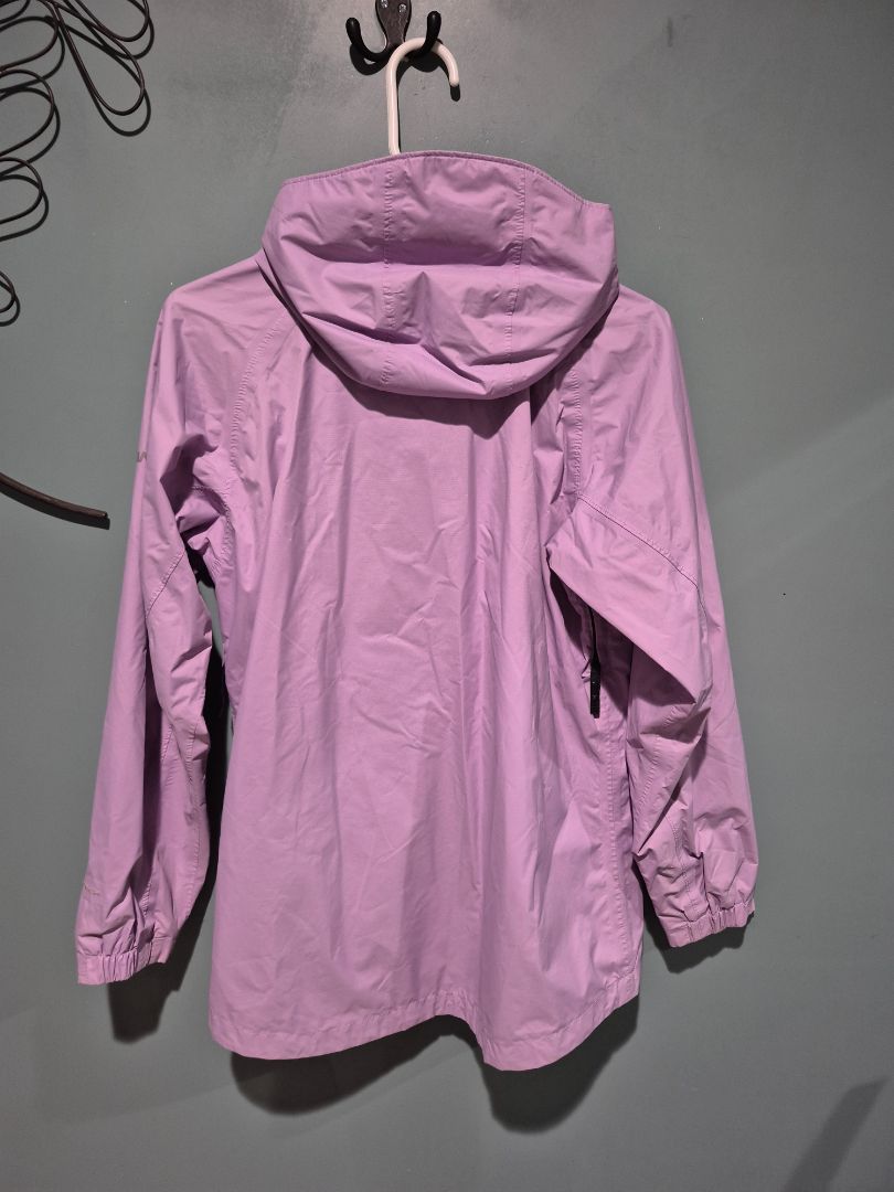 Lavender  Columbia women's waterproof rain jacket, S