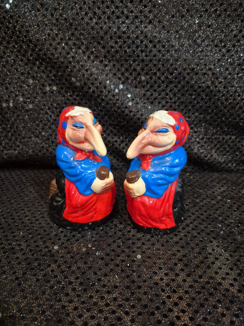 Baba Yaga Salt & Pepper shaker set