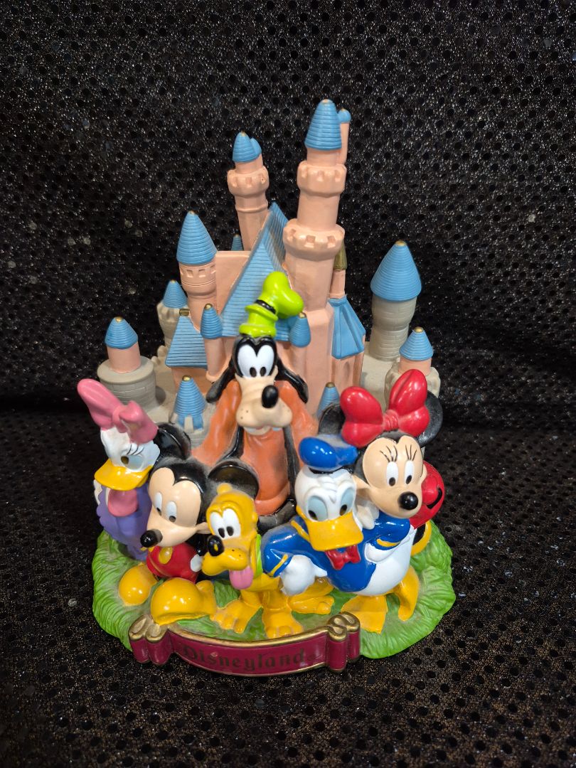 Disneyland Multi Charater Coin Bank, 6.5" × 7.5"