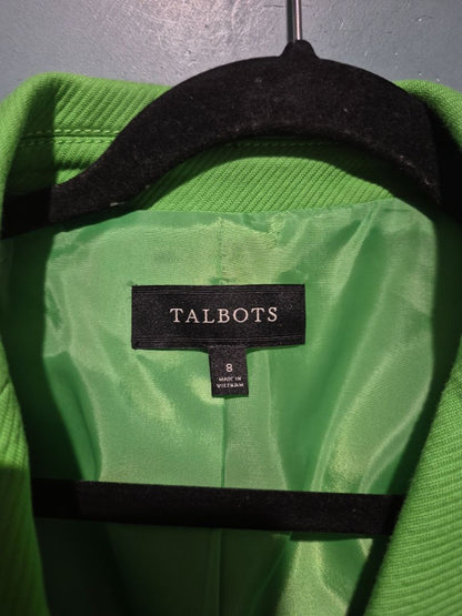Lime Green Talbots Blazer, S