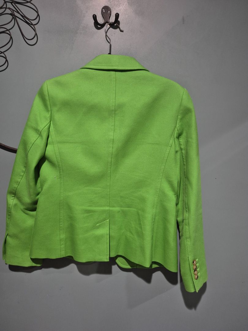 Lime Green Talbots Blazer, S