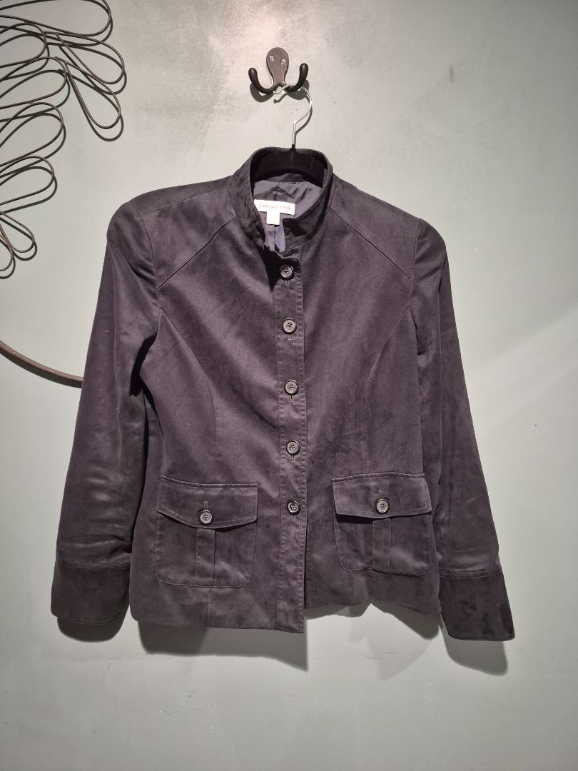 Navy Coldwater Creek Button up Blazer Jacket, 4