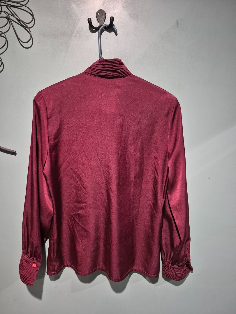 Burgandy  Vintage Pendleton Blouse