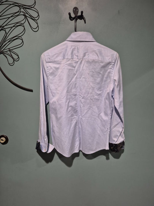 Light Blue English Laundry Long Sleeve Button Shirt, 10