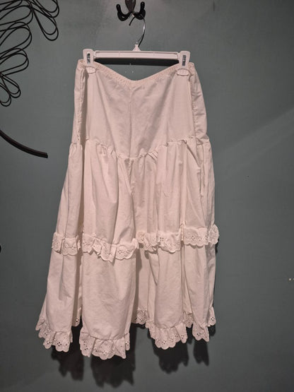 White  Vintage Handmade Petticoat