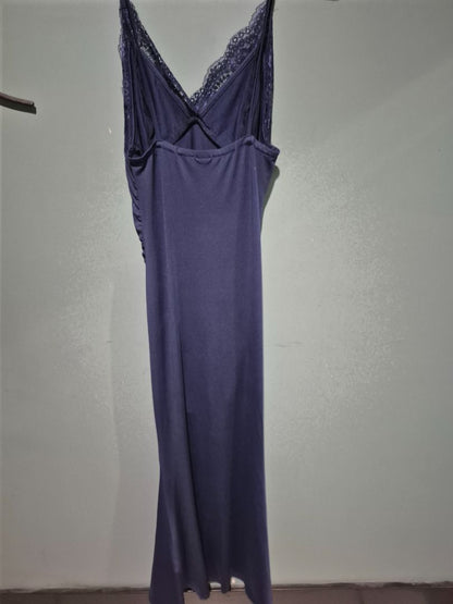 Navy Shein Strapless Maxi Dress, XS