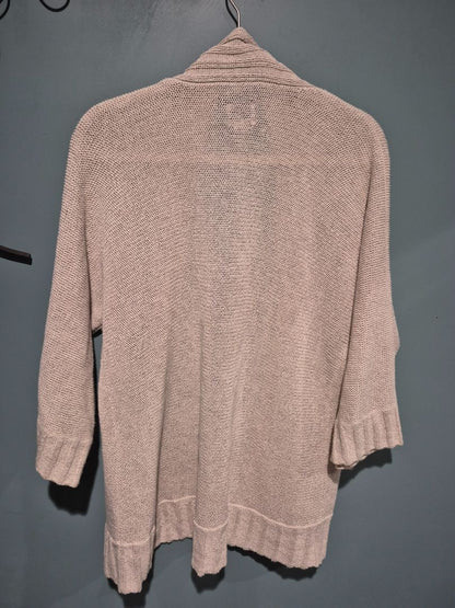 Tan Chico's 3/4 Sleeve Cardigan, 3