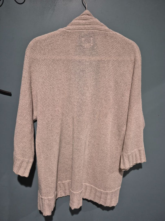 Tan Chico's 3/4 Sleeve Cardigan, 3