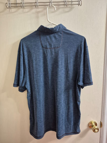 Blue Tommy Bahama Polo Type Shirt, L