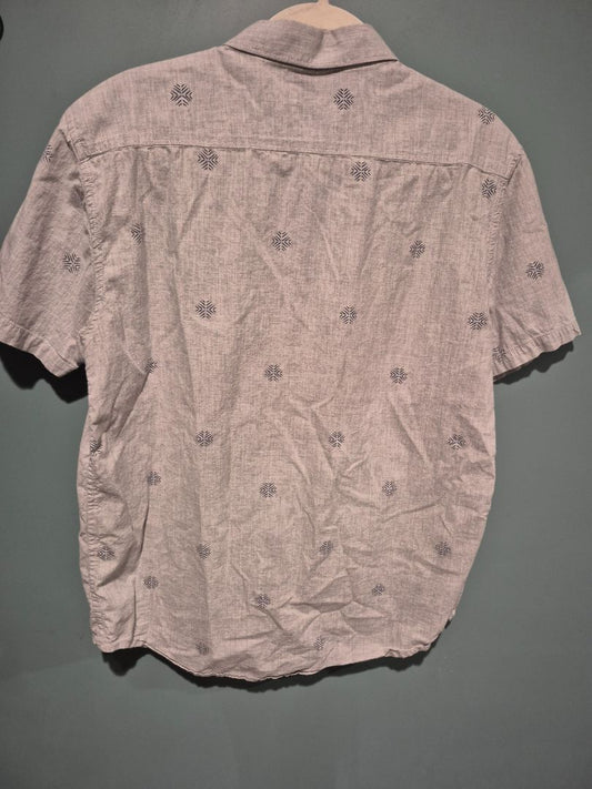 Grey Bill A Bong Short Sleeve Shirt, M