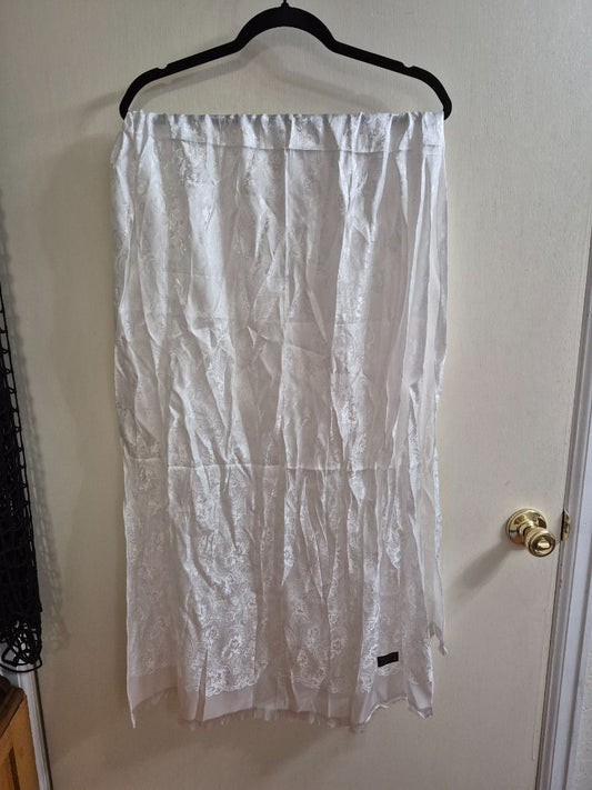 White  Silk Scarf